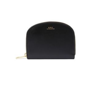 A.P.C Black Demi-Lune Compact Wallet
